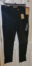 Levi's 711 Skinny Jeans 188810049 Women's - 12 Short 31X28. Black NEW WITH TAGS