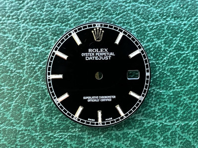 Authentic ROLEX Datejust 116203 116233 36mm Black & Lumi Gold