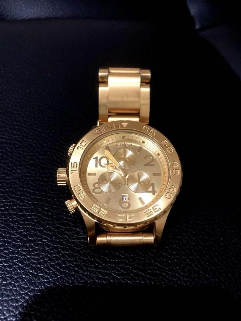 Nixon 42-20 Gold Chronograph Watch Final Revision