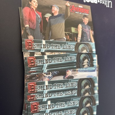 Marvel Avengers Age Of Ultron Upper Deck Behind The Lens 15 Insert Card Set