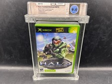 1st Print Halo Combat Evolved LAUNCH TEAM NFR Xbox WATA 9.0 CIB Complete in Box