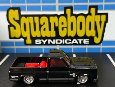 2026 Hot Wheels Brick Shop Black 83 Chevy Silverado Factory Unspun Prototype