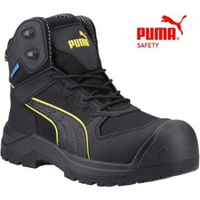Puma Safety Boots Rock HD Mid S7S Waterproof Heavy Duty Scuff Cap EU 39-48