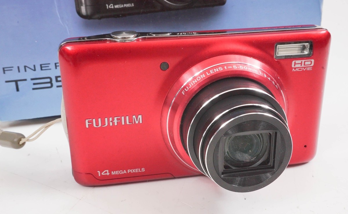 Fujifilm FinePix T350 Digital Camera 14.0MP Red Digital Camera +