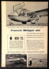SIPA 200 Minijet 1956 pictorial  French Midge...