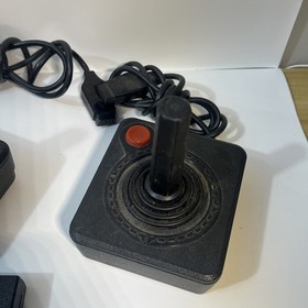 Atari 2600 System Black Console Bundle w/ 20 Games - Untested