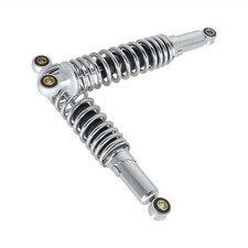12.5" 320mm Rear Shock Absorbers Chrome Pair Universal Motorcycle ATV
