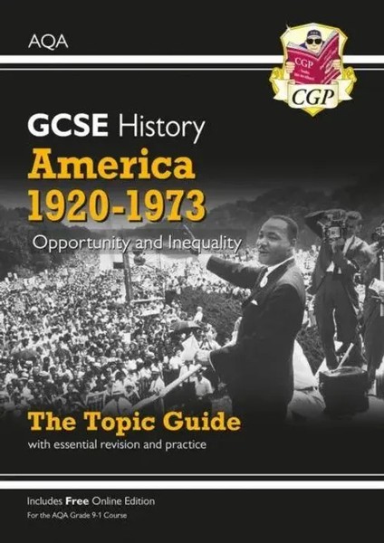 Gcse History Aqa Topic Revision Guide - America, 1920-1973: Opportunity And...-image