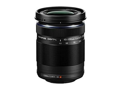 Olympus M.ZUIKO Digital ED 40-150mm F4.0-5.6 R Black Telephoto Zoom Lens