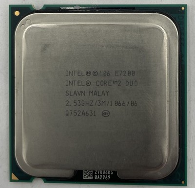 Intel Core 2 Duo E7200 Desktop CPU Processor- SLAVN