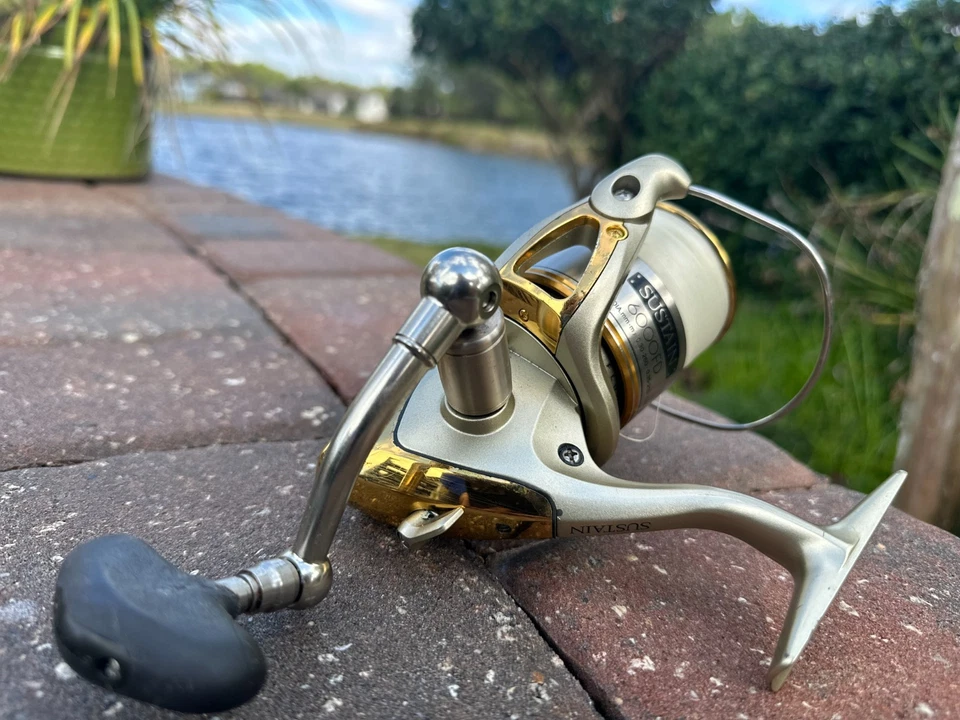 Shimano Sustain 6000FD Reel Used in Great Condition w/ Extra Spool & Spec Pages - Image 3 of 4