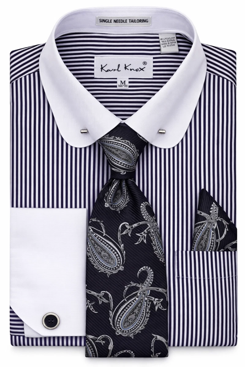 Collar Bar Shirt In Men's Dress Shirts for sale | eBay