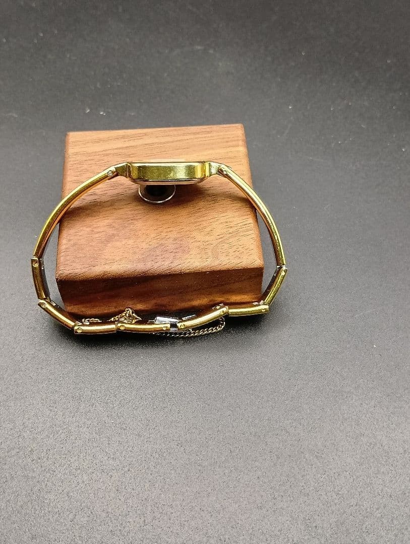 Orient Quartz Square Rectangular Watch Black Dial… - image 3