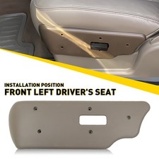 Tan Seat Switch Bezel For 2003-2007 Chevy Silverado Gmc Serria Front Driver Side