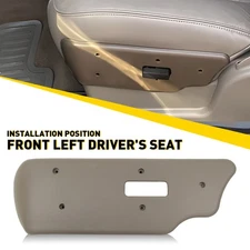 Tan Seat Switch Bezel For 2003-2007 Chevy Silverado GMC Serria Front Driver Side