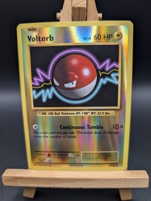 Pokemon Card Voltorb Evolutions Reverse Holo Common 39/108 Near Mint