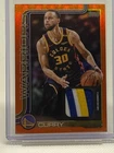 2025-2026 Topps Basketball Stephen Curry #FRO-SC Orange Game Worn Patch 18/25🔥