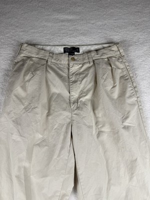 Vintage Polo Ralph Lauren Andrew Pant Pleated Chino Trouser 34x30