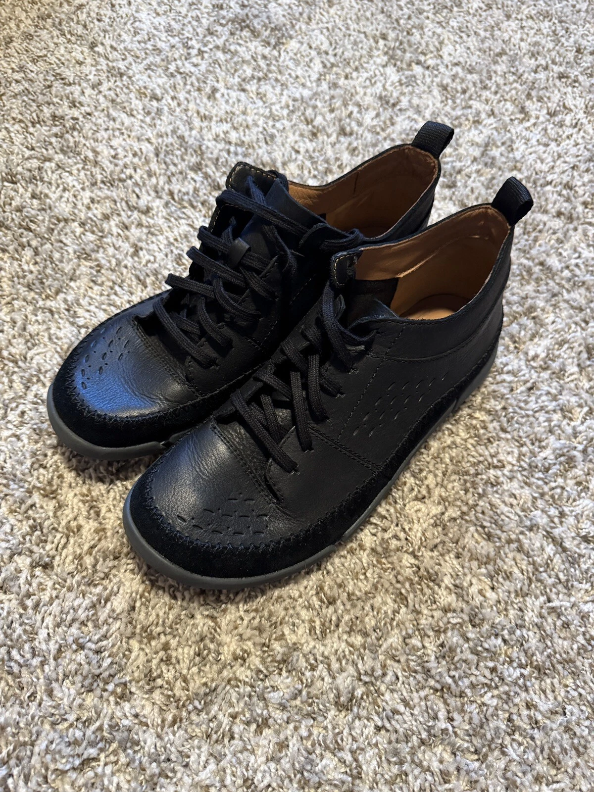 Clarks Uomo Trifri Hi Sneaker Alta Pelle Nero 9 5