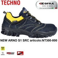 SCARPE ANTINFORTUNISTICA COFRA NEW ARNO S1 SRC pelle scamosciata forata +