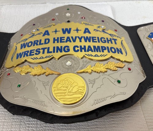 REPLICA CINTURA WRESTLING AWA WORLD HEAVYWEIGHT CHAMPIONSHIP--- TAGLIA ADULTO - Foto 13 di 14