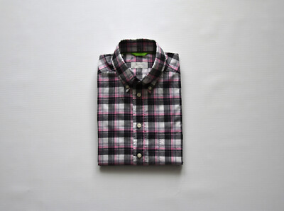 ETON SLIM Herren Hemd Men's Shirt Gr. 38/ S  Kariert/Check Baumwolle Mehrfarbig