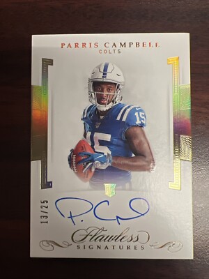 2019 Panini Flawless - Flawless Signatures #FR-PC Parris Campbell /25 (AU, RC)
