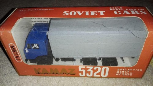 VINTAGE JOUET TOY Camion Kamaz 5320 Plateau* Truck LKW