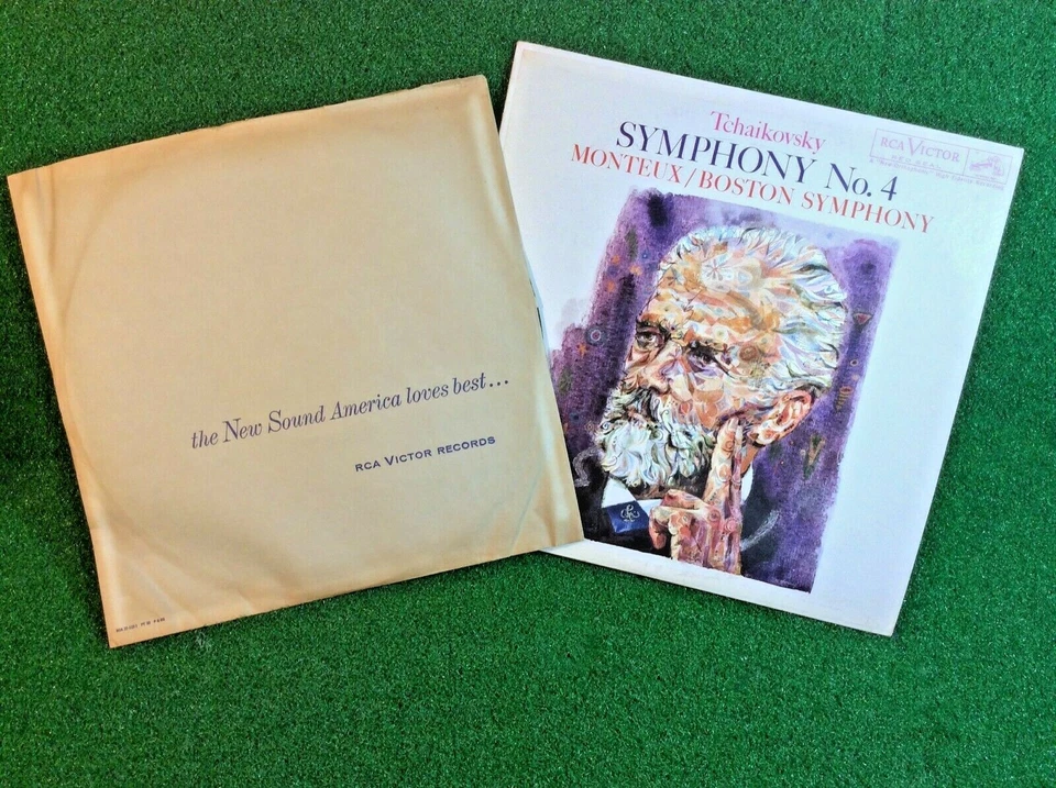 Tchaikovsky Symphony No.4 Monteux / Boston Symphony 1960 RCA Victor Red Seal LP - Image 4 of 4