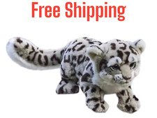 Hot Snow Leopard 12 Inch Stuffed Animal Plush Toys Toddler Doll 21cm Xmas Gift