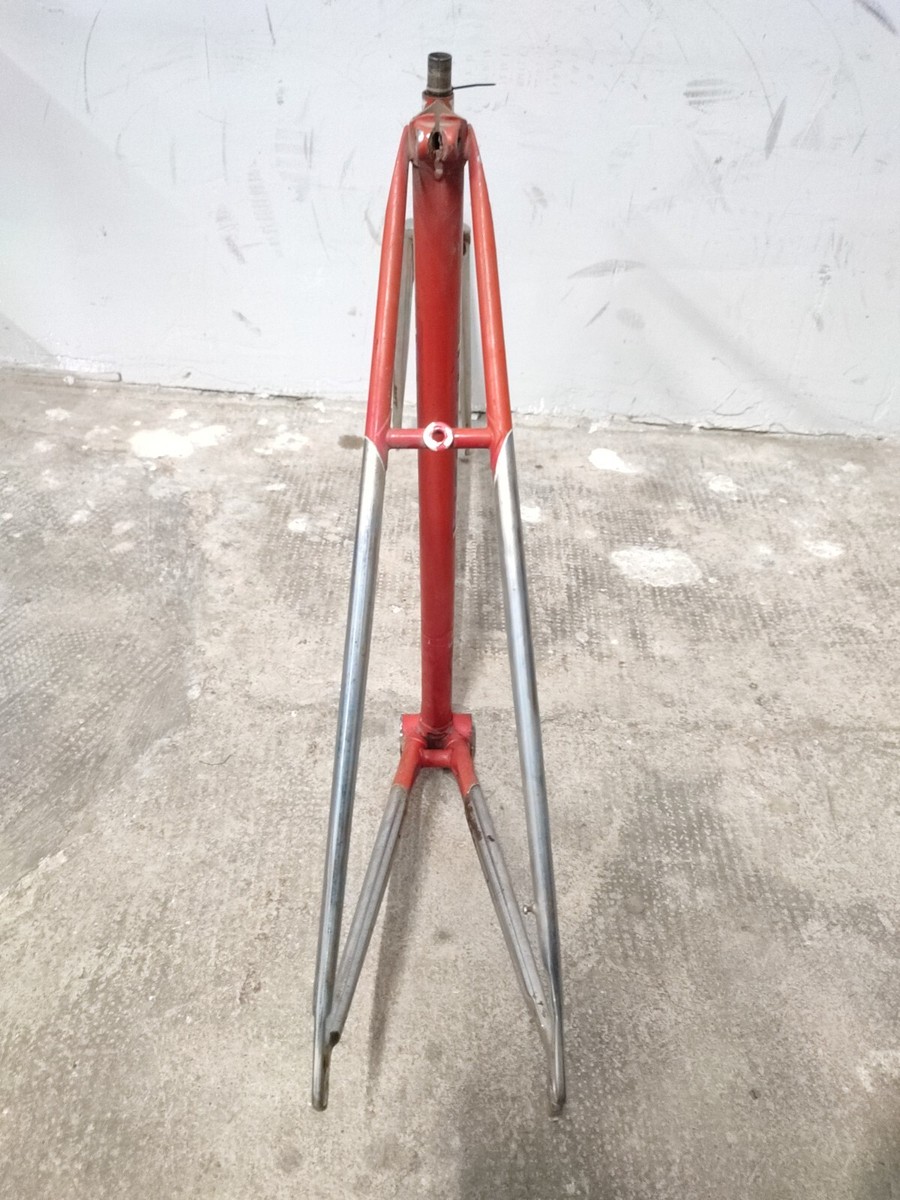 P Vintage Cadre Frame Course Road 55 X 55 Vélo Rouge Somec