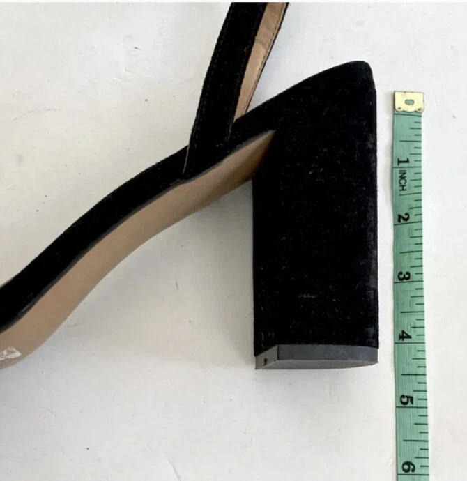 ANN TAYLOR LOFT gamuza floral hoja apilada bloque tacones con correas para el tobillo Foto 4 de 4