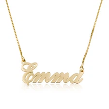 Personalized Name Necklace Gold Plated Or Sterling Silver Customize Any Name