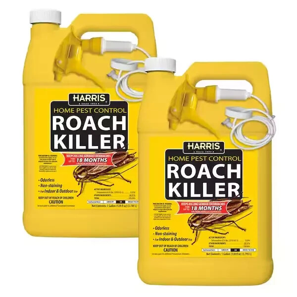 Pest Control Roach Killer Spray 1 Gal. Odorless NonStaining Indoor
