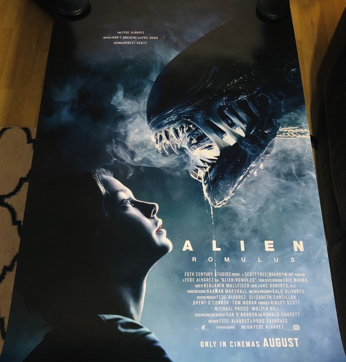 ALIEN ROMULUS Original DS Double Sided 27x40 Movie Poster Version D MINT  Horror