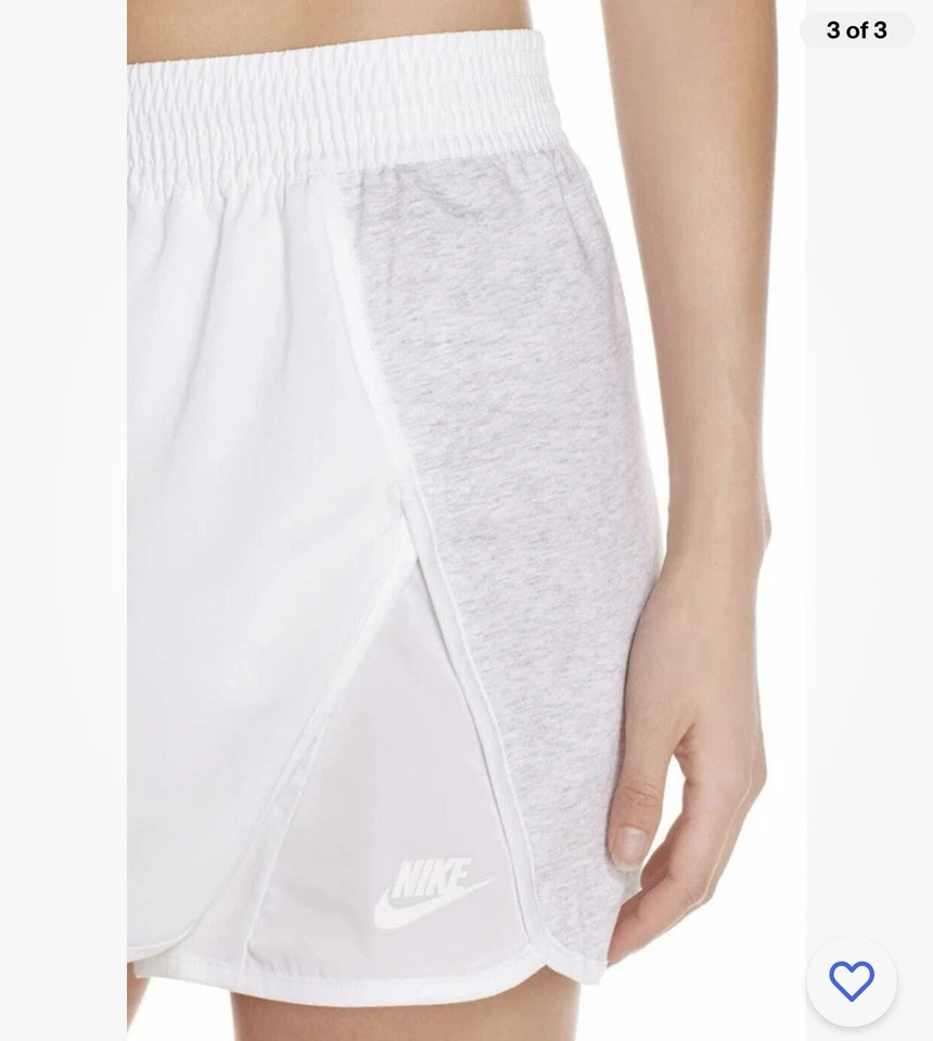 Pantalones Cortos Nike Skort Tenis Golf Atléticos Blanco/Gris Jaspeado Bolsillos Talla L ¡USADOS EN EXCELENTE ESTADO! Foto 3 de 4