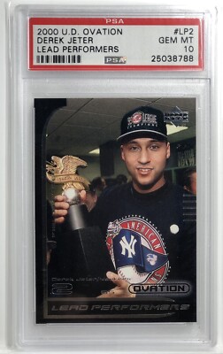POP 1 - 2000 UD Ovation DEREK JETER Lead Performers #LP2 PSA 10 *RARE*