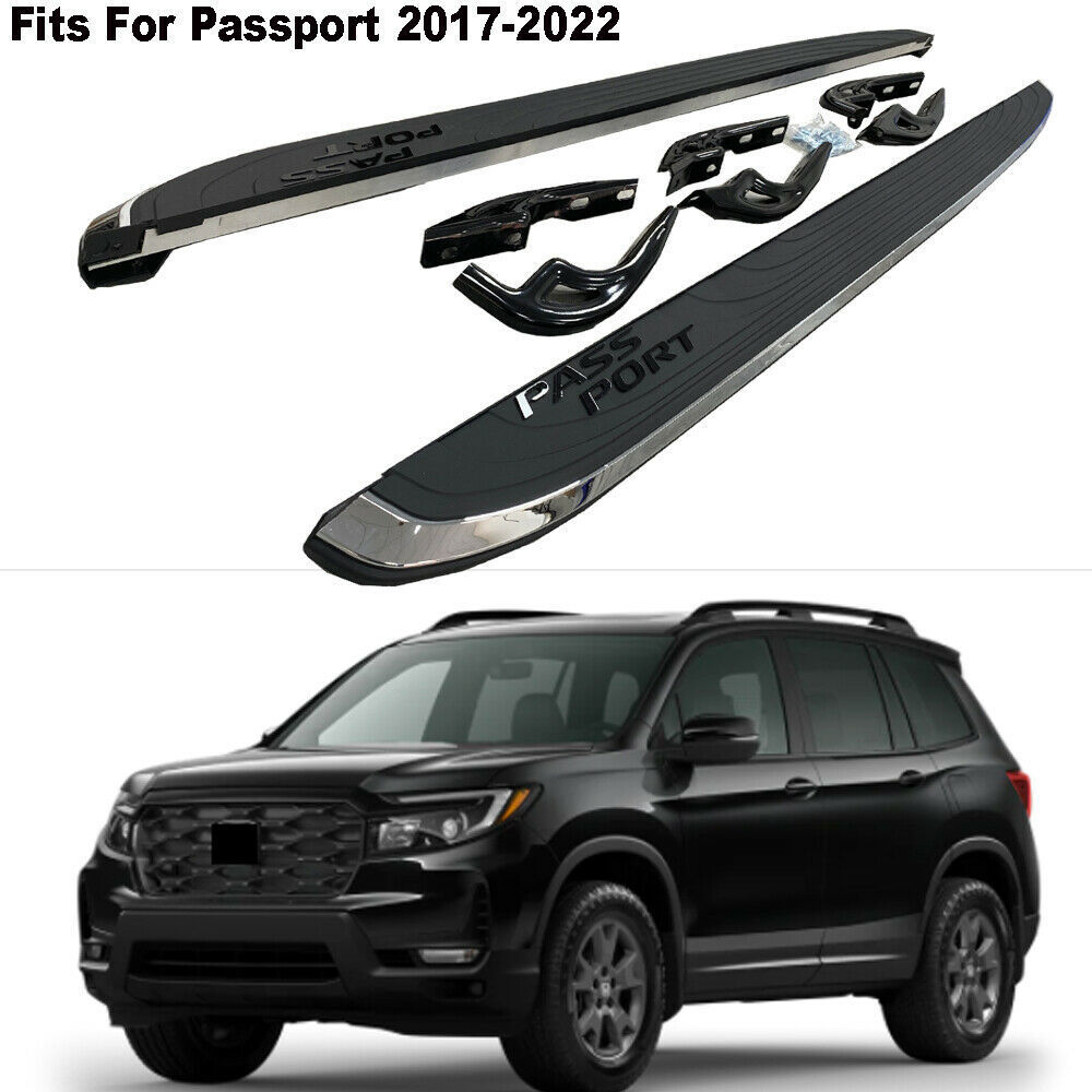 2PCS Running Board Fits For Honda Passport 2017-22 Side Step Nerf