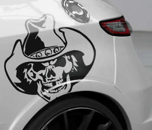 Auto Aufkleber Cowboy Skull Sticker Pkw Lkw Jdm Oem Decals Funsticker Folie Ebay