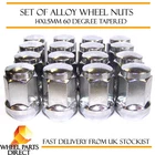 Alloy Wheel Nuts (16) 14x1.5 Bolts Tapered for Chrysler 300 C [Mk1] 05-10