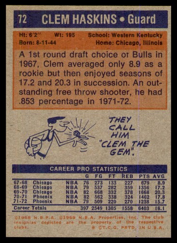 You Pick 1972/73 Topps Basketball No Creases Unless Noted #1-262 BX1A - Bild 83 von 331