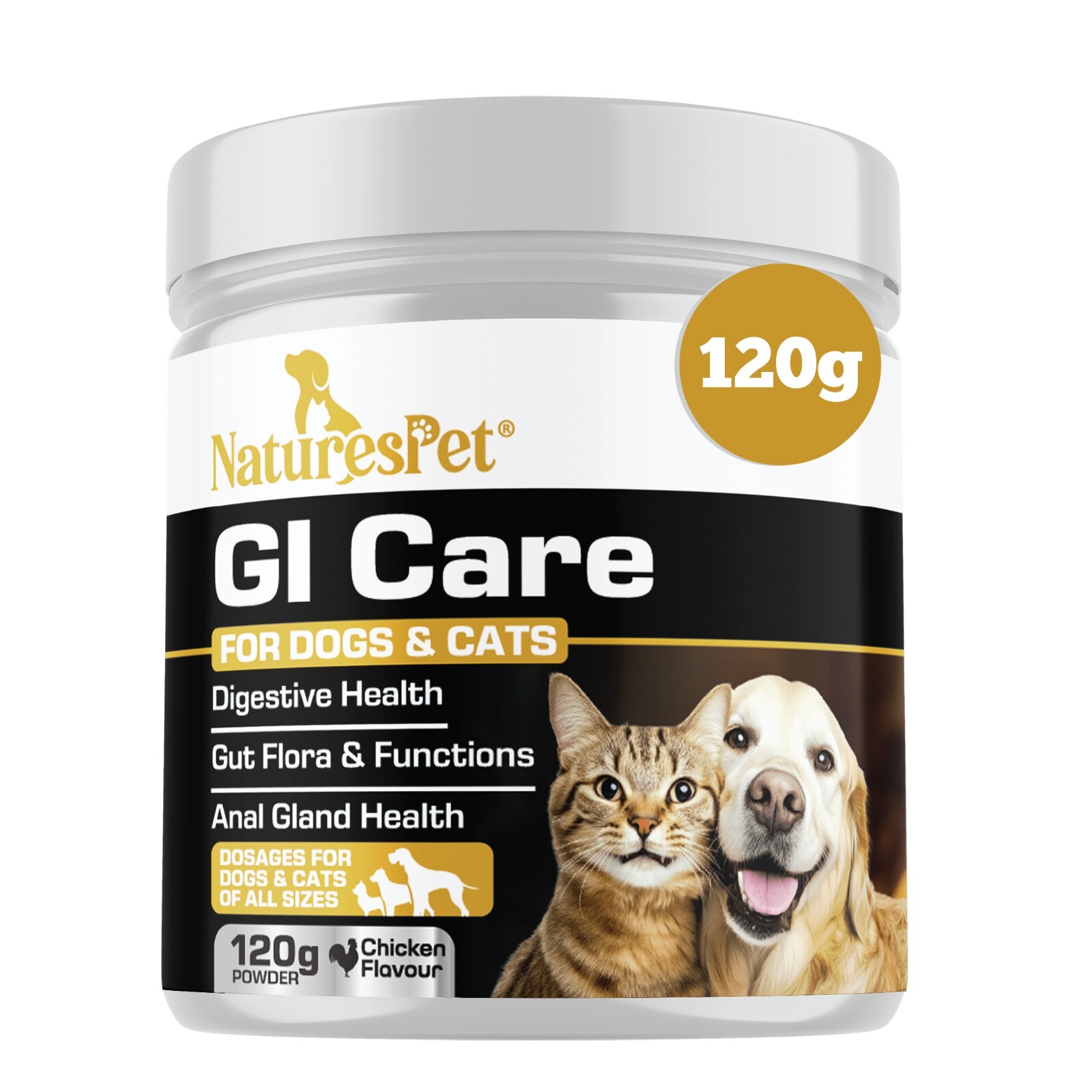 GI Care Probiotic with Prebiotics for Dogs and Cats  Advanced Digestive Support
