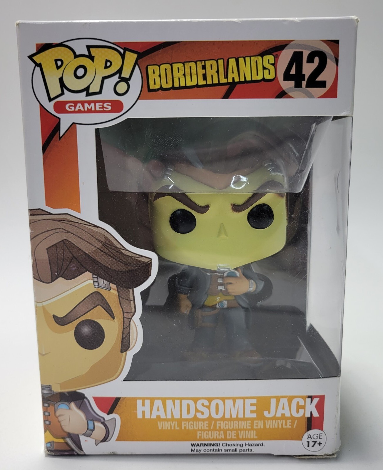 Funko Pop! Juegos: Borderlands - Handsome Jack #42 Caja De Vinilo Pop Dañada