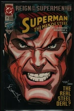 Dennis Janke DC Comics Man of Steel 25 1993 SIGNED 4734/5000 093021WEEM