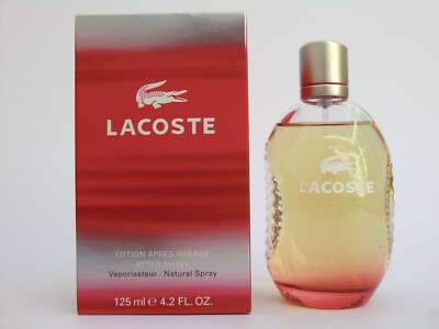 Lacoste Style In Play ''RED'' AFTER-SHAVE Lotion Nat Spray 125ml - 4.2 Oz NIB OVP