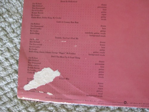 RY COODER Bop Till You Drop LP Vinyl Record 1979 Warner Bros. Records NM - Picture 3 of 3