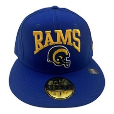 New Era 59Fifty Los Angeles Rams Hat Cap Size...