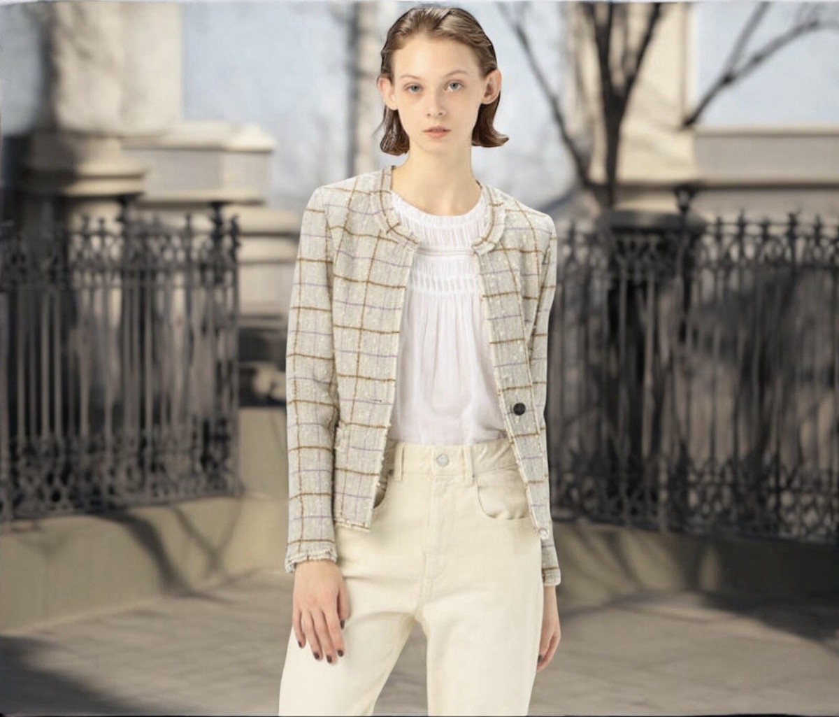 マル様 美品 ISABEL MARANT ETOILE ジャケット ISABEL MARANT(イザベル マラン)Etoile BESSIME コットン