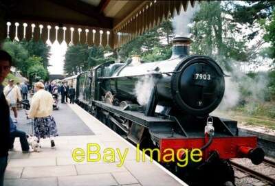 Photo 6x4 Racing Certainty! Great Western Hall Class locomotive No.7903 '' c2004