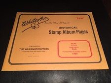 New White Ace Album Supplement Pages Republic Of Palau - PA-6 - 1989